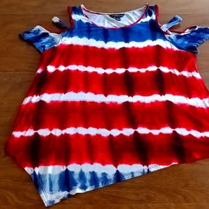 Rock & Republic cold shoulder shirt Size XL